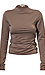 Long Sleeve Ruched Top Thumb 1