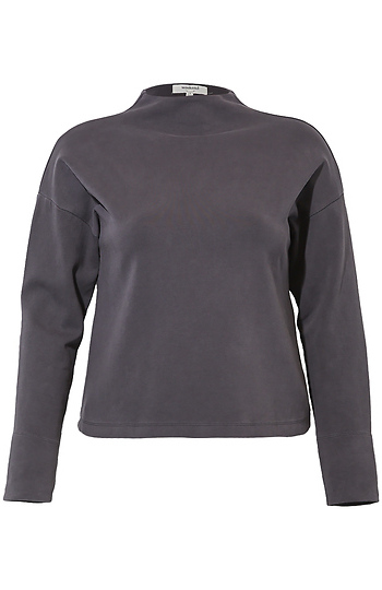 Long Sleeve Mock Neck Top Slide 1