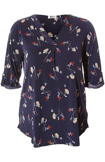 Floral Blouse Slide 1