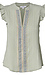 Textured V-Neck Short Sleeve Top Thumb 1