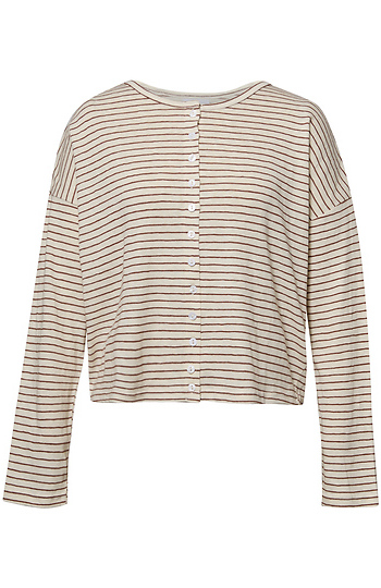 Button Front Long Sleeve Slide 1