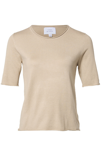 Rolled Hem Knit Top Slide 1