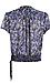 Surplice Top with Side Tie Thumb 2