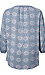 Long Sleeve Split Neck Top Thumb 2