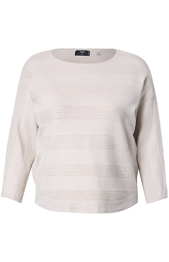 Ottoman Striped Sweater Slide 1