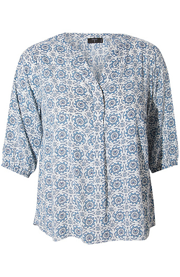 3/4 Paisley Blouse Slide 1