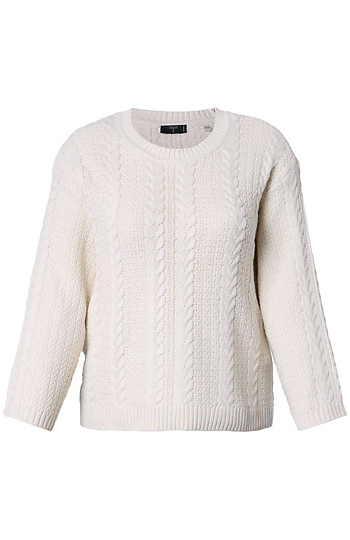 Cable Knit Pullover Slide 1