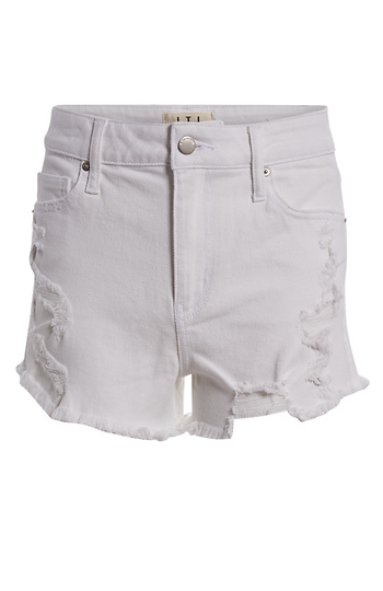 L.T.J. High Rise Distressed Short Slide 1