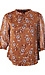 Collective Concepts Floral Printed Long Sleeve Top Thumb 1