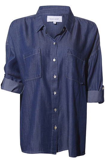 Dear John Long Sleeve Button Front Slide 1