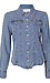 Dear John Button Front Denim Top Thumb 1