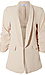 Ruched Half Sleeve Blazer Thumb 1