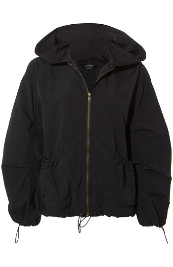 Zip Up Drawstring Hooded Jacket Slide 1