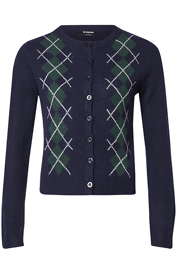 Argyle Cardigan Slide 1