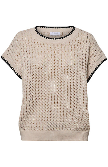 Short Sleeve Knit Top Slide 1