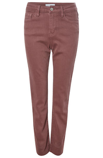High Rise Slim Straight Jean Slide 1