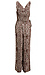 Dotted Surplice Jumpsuit Thumb 2