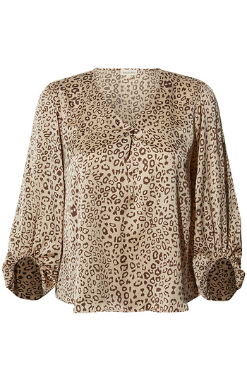 Leopard Print Blouse Slide 1