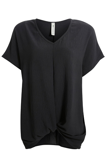 Front Knot V Neck Slide 1