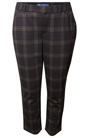 Democracy High Rise Plaid Trouser Slide 1