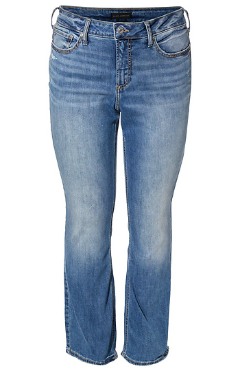 High Rise Slim Bootcut Jean Slide 1