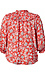Democracy Printed V-Neck Blouson Sleeve Top Thumb 2