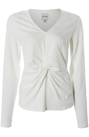 NIC + ZOE Twist Front Lace Top Slide 1