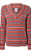 NIC+ZOE Multi Color Stripe Sweater Thumb 1