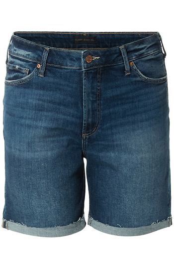 High Rise Cuffed Long Short Slide 1