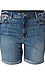 Silver High Rise Long Short Thumb 1