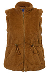 Democracy Collar Zip Front Fur Vest