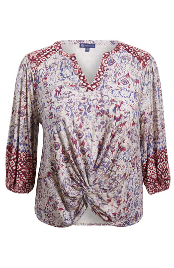 Democracy Multi Printed Top Slide 1