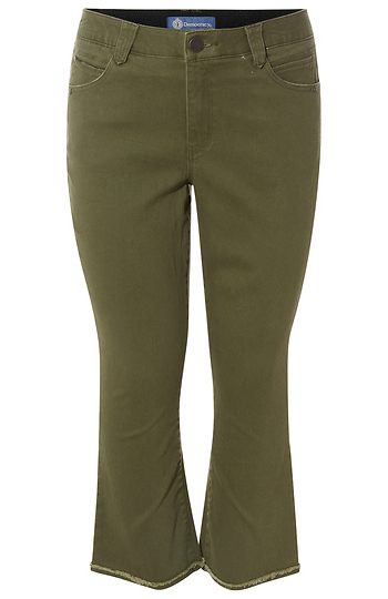 Democracy Flared Raw Hem Pants Slide 1