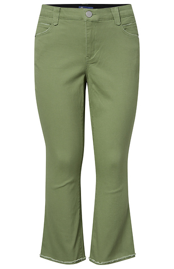 Democracy Flared Raw Hem Pants Slide 1