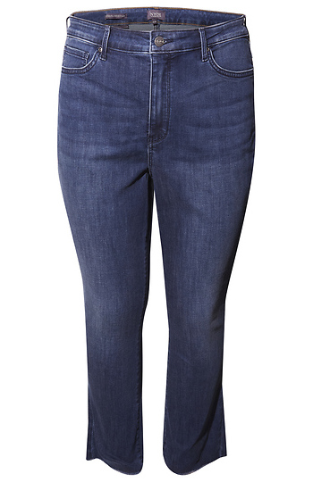 NYDJ High Rise Fray Hem Slim Bootcut Jean Slide 1
