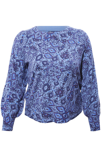 Democracy Printed Sweater Slide 1