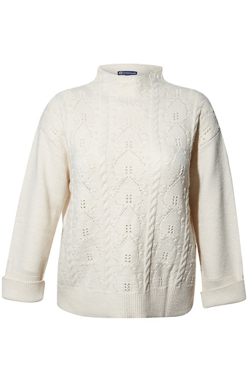 Democracy Mixed Cable Knit Sweater Slide 1