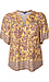 Democracy Split Neck Printed Top Thumb 1