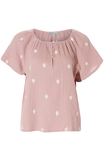 Floral Embroidered Top Slide 1