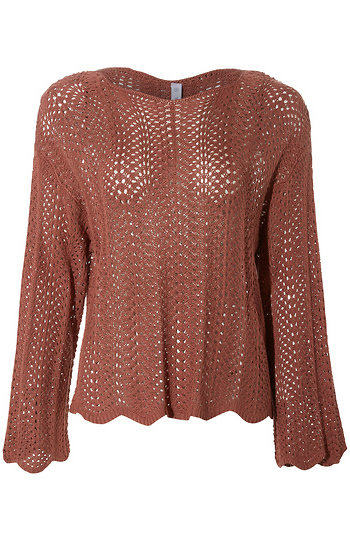 Long Sleeve Knit Top Slide 1