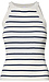 High Neck Striped Tank Thumb 1