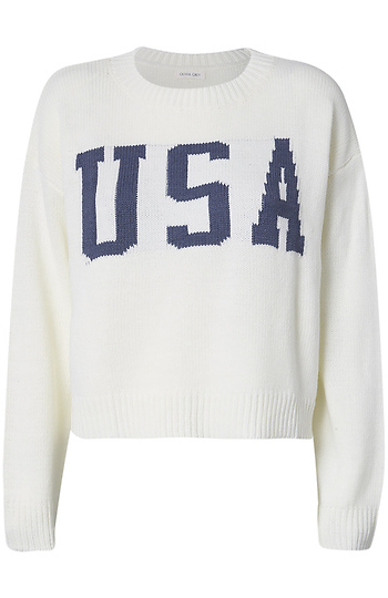 USA Graphic Sweater Slide 1