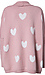 Fuzzy Heart Detail Cardigan Thumb 2