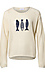 Open Knit Fish Printed Sweater Thumb 1