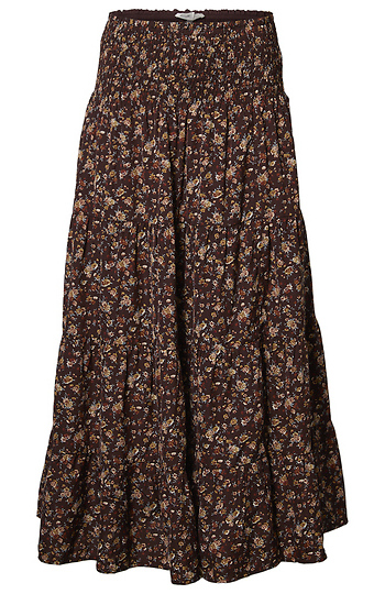 Floral Midi Skirt Slide 1