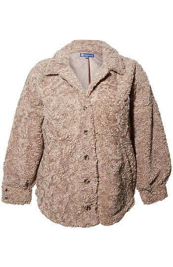 Democracy Sherpa Button Front Jacket Slide 1