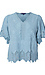 Democracy Eyelet Lace Trim Top Thumb 1