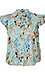 Democracy Button Down Printed Top Thumb 1