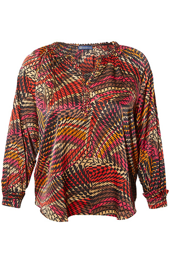 Democracy Braided Neck Top Slide 1