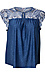 Embroidered Short Sleeve Top Thumb 1